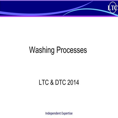 Washing Process Presentation