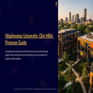 Washington-University-Olin-MBA-Program-Guide | PDF