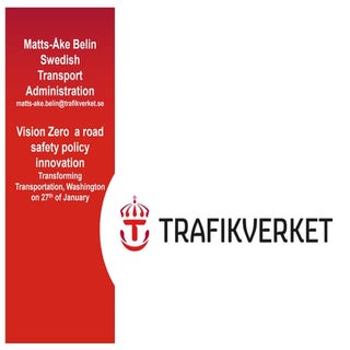 Vision Zero: a road safety policy i...