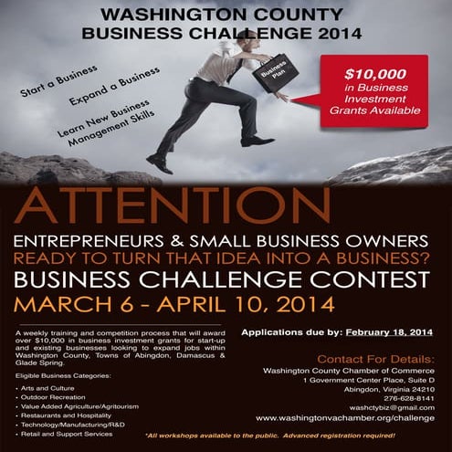 Washington County Business Challenge 2014