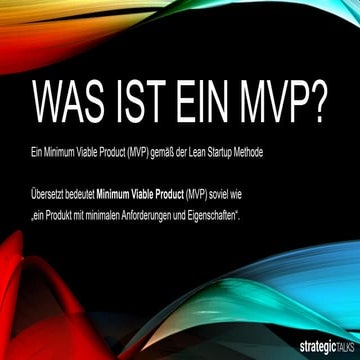 Was ist ein MVP? - strategicTALKS