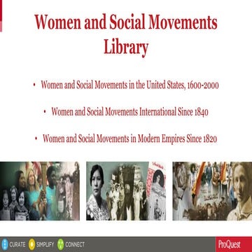 Women and Social Movements Library - Key Topics