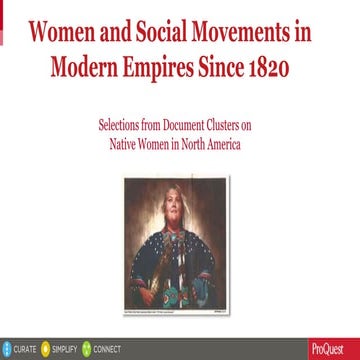 Women and Social Movements in Modern Empires - Selections from Document Clust...