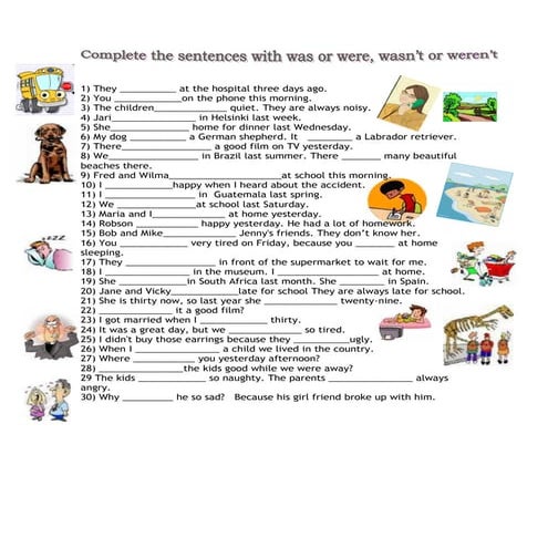 Was or were exercise