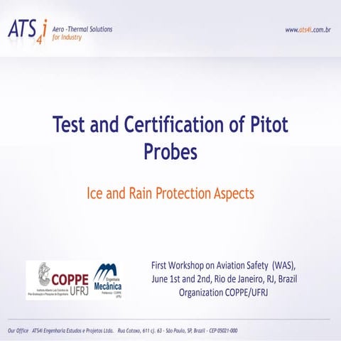 Was Pitot Tubes Certification Testing | PDF