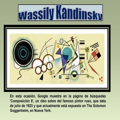 Wassily Kandinsky 148º aniversario