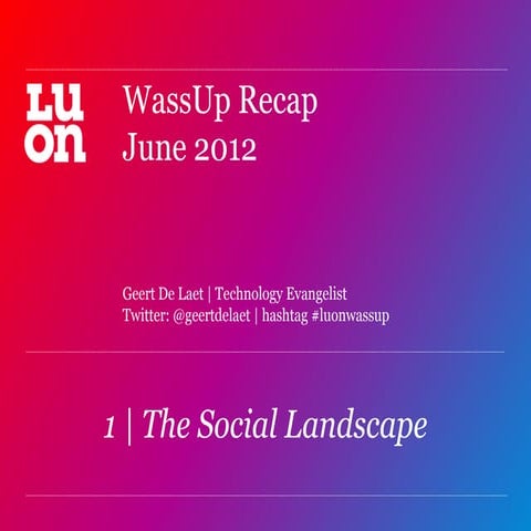 WassUp Recap -  June 2012 - part 1