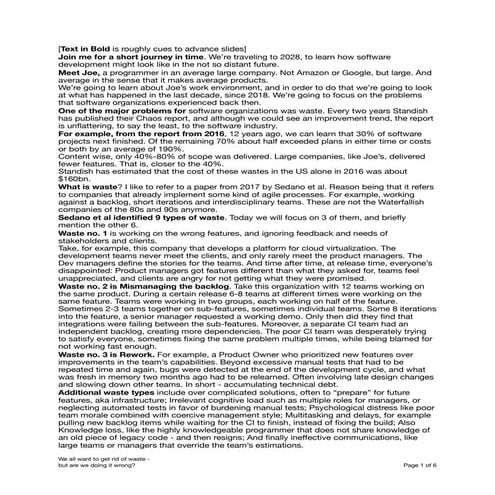 We all want to get rid of waste but are we doing it wrong? English script