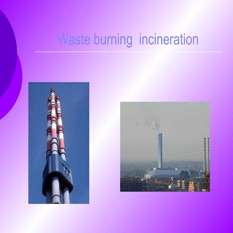 Waste Burning Inceneration