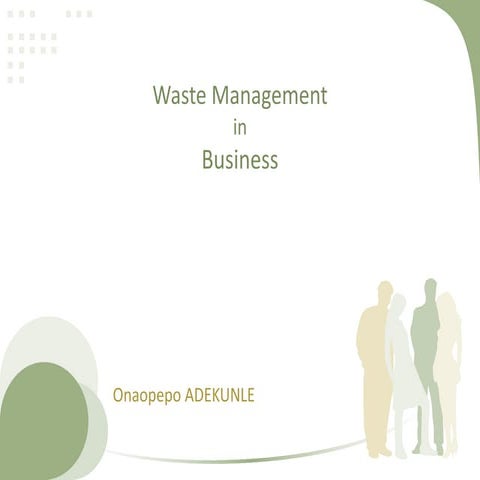 Waste management