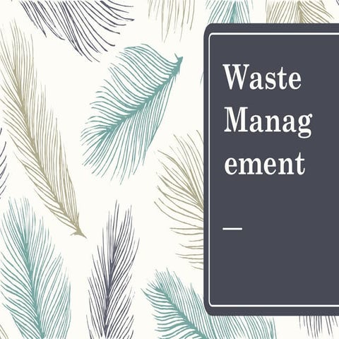 management of waste and its impacts 