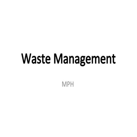 Means and ways of  of Solid Wastes Management .ppt