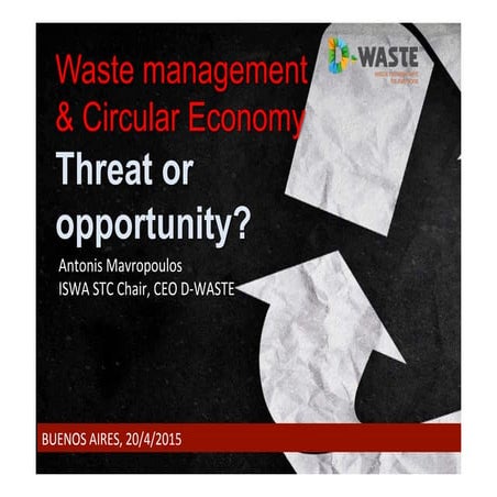 Waste Management and Circular Economy