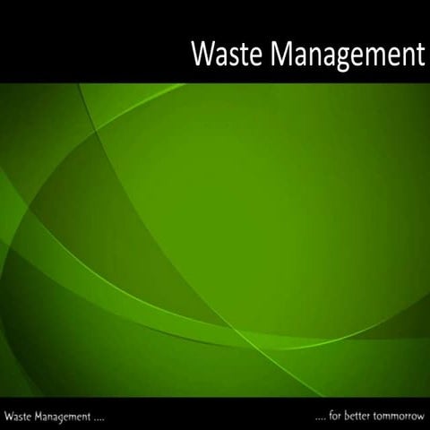 Waste management 