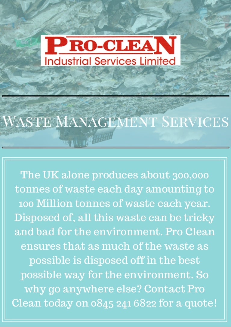 Pro clean Waste Management Services