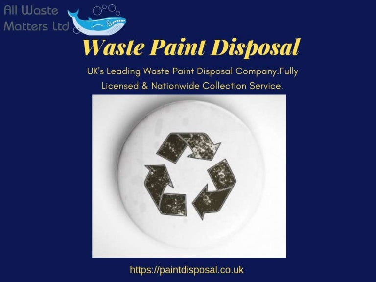 Waste Paint Disposal