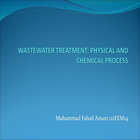water treatment plant ppt | PPSX