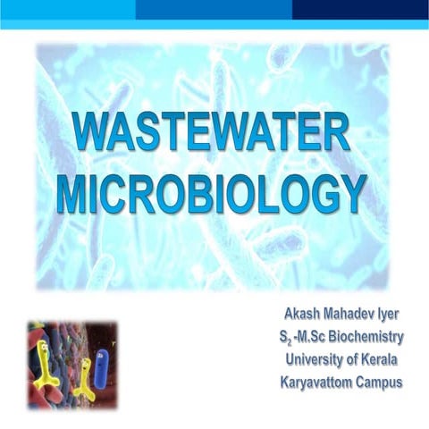 Wastewater microorganisms