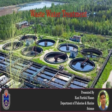 Waste water treatment