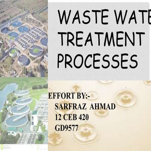 sewage treatment plant | PPT