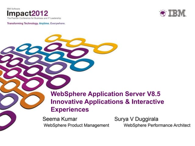 Websphere Application Server V8.5