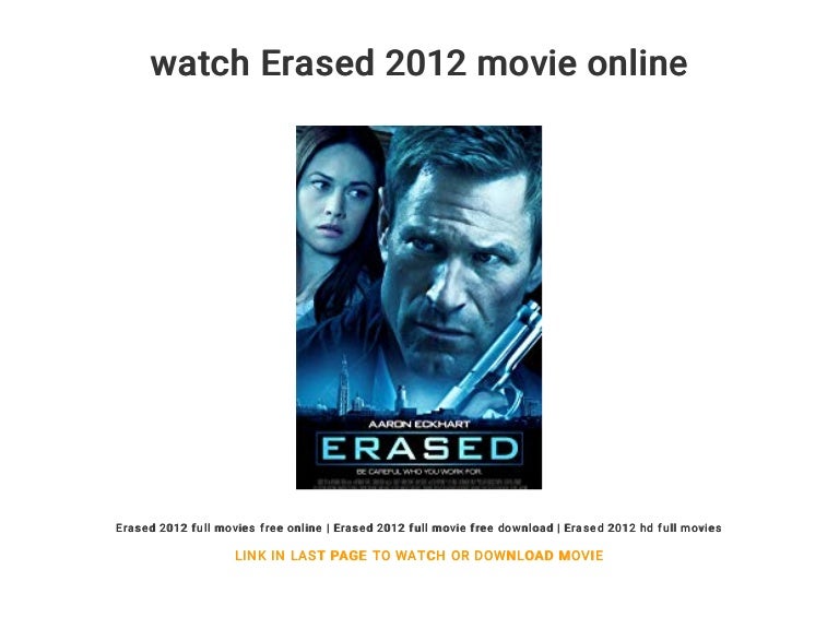watch Erased 2012 movie online