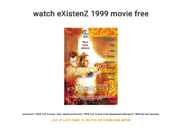 Watch Existenz 1999 Movie Free
