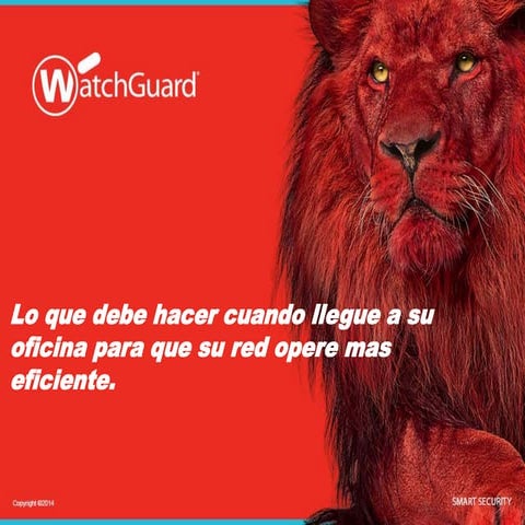 Watchguard presentation tech day el salvador