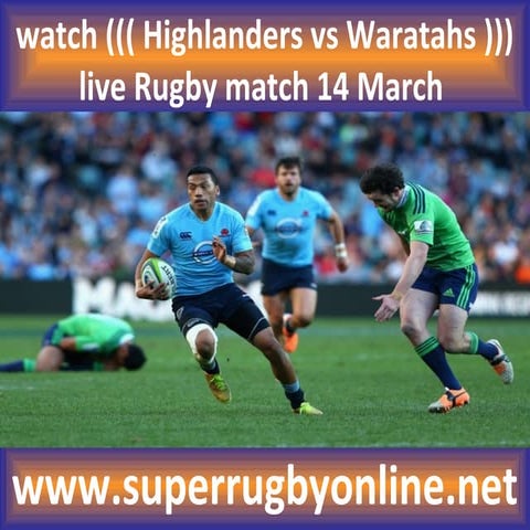 Watch highlanders vs waratahs  hd stream