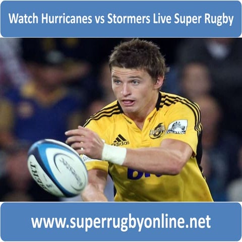 live super rugby Stormers vs Hurricanes | PPTX