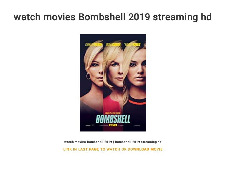 watch movies Bombshell 2019 streaming hd