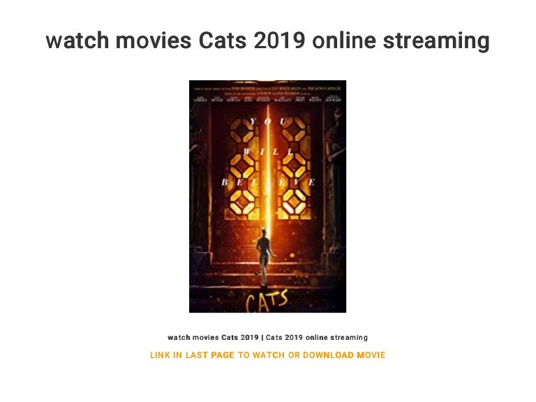 watch movies Cats 2019 online streaming