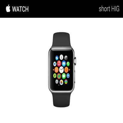 Watch HIGs (short ver)