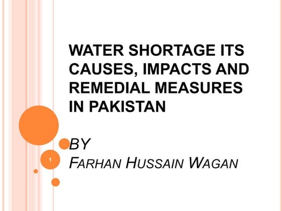 Water resources of pakistan A Lecture By Mr Allah Dad Khan Visiting ...