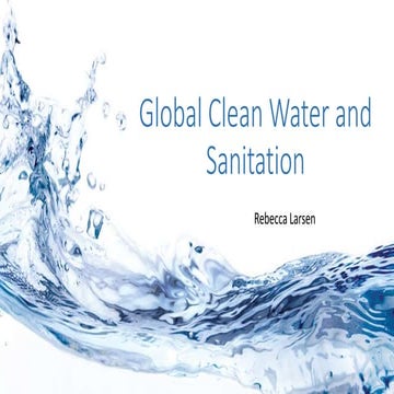 Clean Water and Sanitation | PPTX