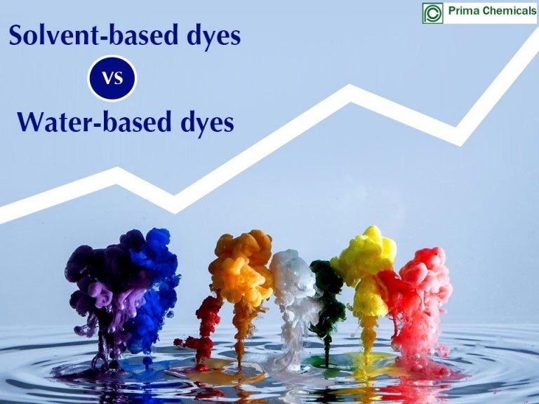 Waterbased dyes VS solventbased dyes