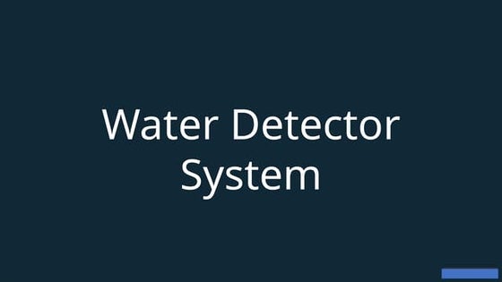 How Does Work Water Leak Detector Sensor | PPT