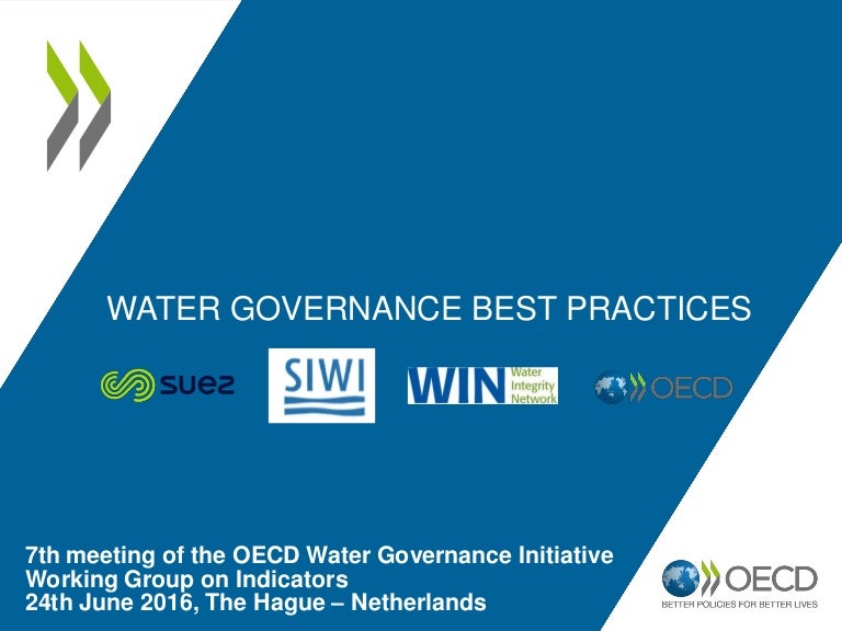 Water Governance Best Practices