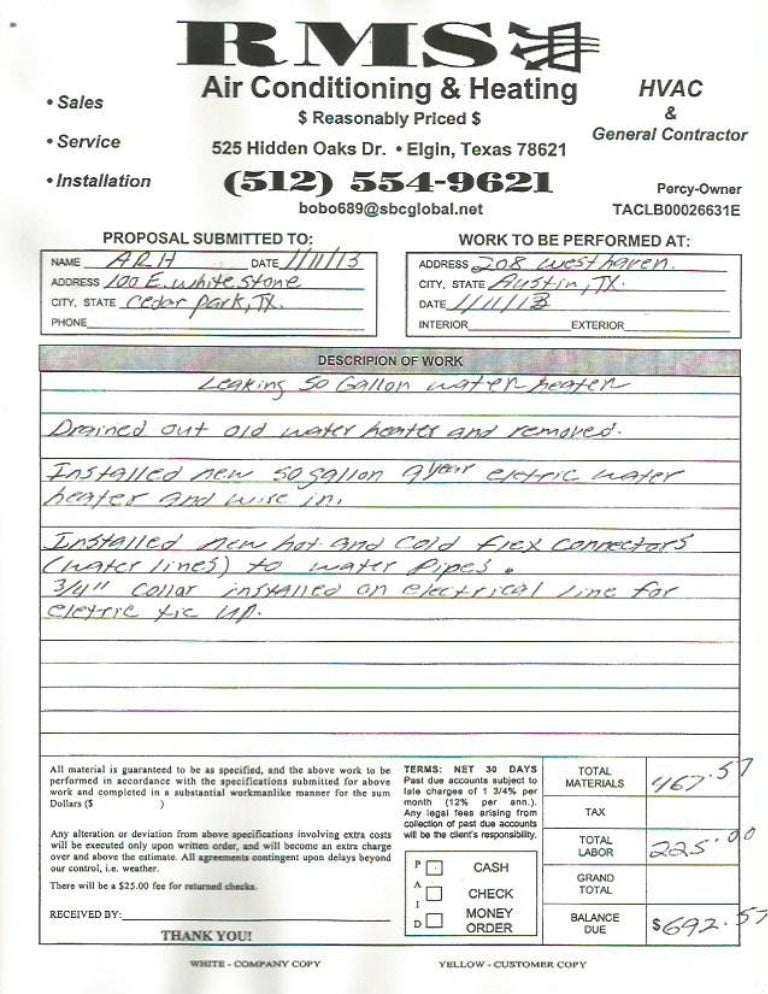 Water heater208westhavendriveaustintexas78746proofinvoicefro…