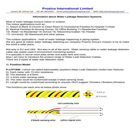 Water Leak Detection Systems