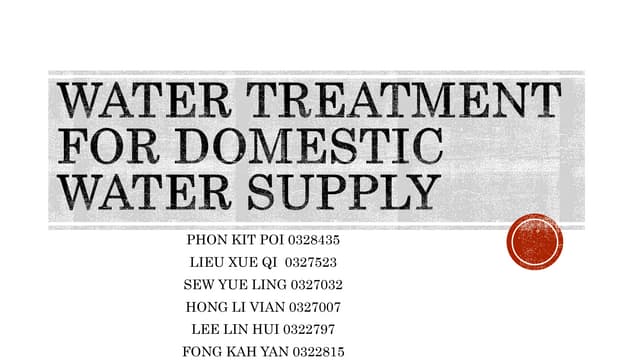 Water treatment-for-domestic-water-...