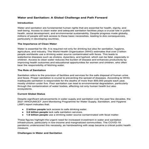 Water and Sanitation_ A Global Challenge and Path Forward.pdf