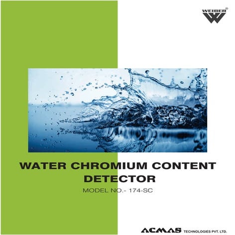 Water Chromium Content Detector by ACMAS Technologies Pvt Ltd.