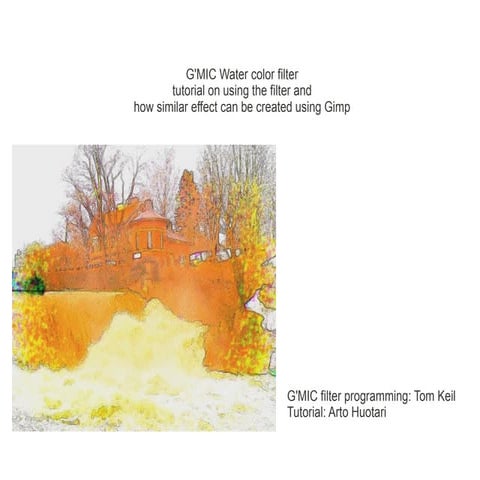 G'MIG water color filter tutorial | PDF