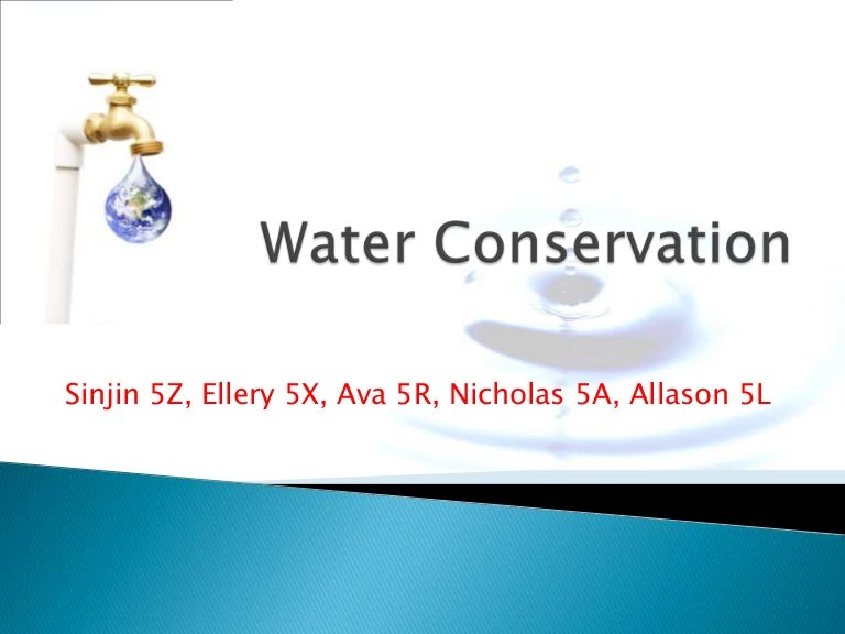 water conservation slideshare
