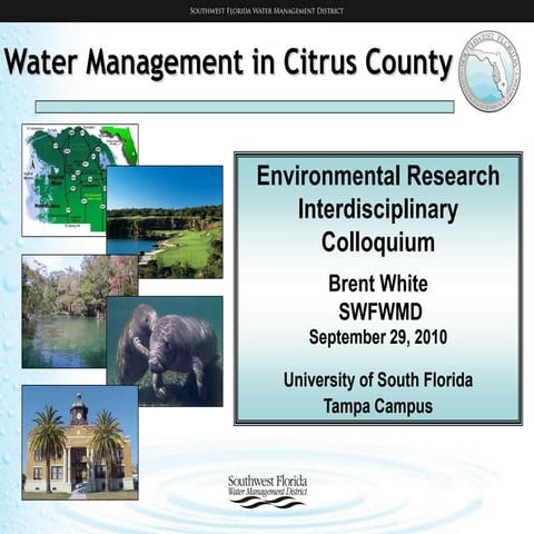 Water Conservation In Citrus County Florida