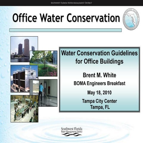 Water conservation in professional office buildings