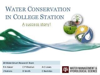 water conservation slideshare