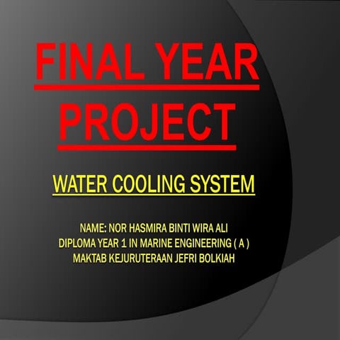 Water cooling system