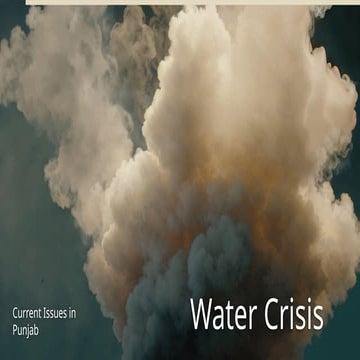 The Water Crisis in India | PDF